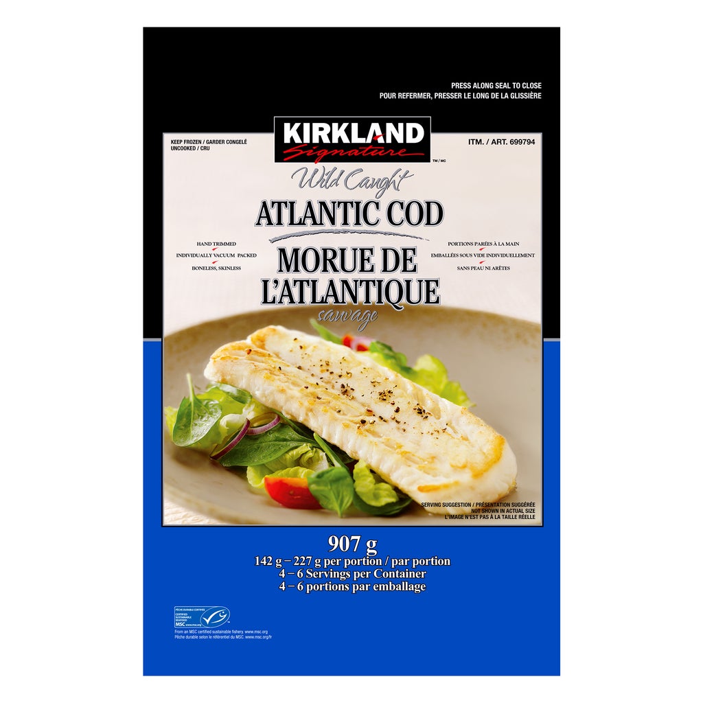 Kirkland Signature Atlantic Cod, 907 g | Costco