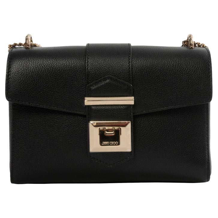 Jimmy Choo Small Marianne Shoulder Bag, Black | Costco