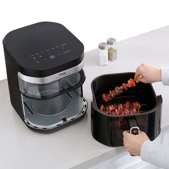 T−FAL FV4670J0 T-fal Dual Window Infrared Air Fryer 7.3QT, Dual Heating | Costco