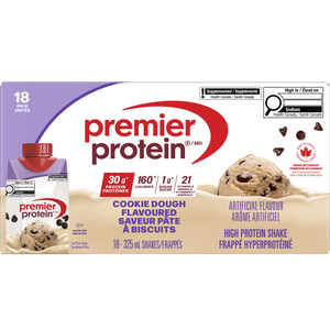 Premier Protein High-protein Cookie Dough, 18 x 325 mL
