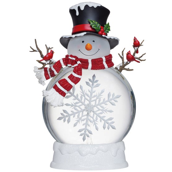 45.7 cm (18 in.) Holiday Snowman with Glitter and LED Lights | Costco