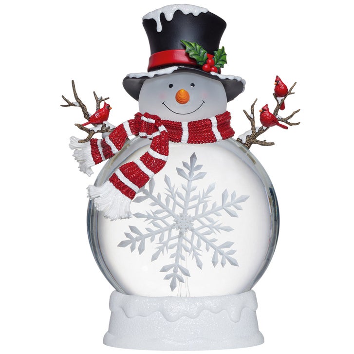 45.7 cm (18 in.) Holiday Snowman with Glitter and LED Lights | Costco