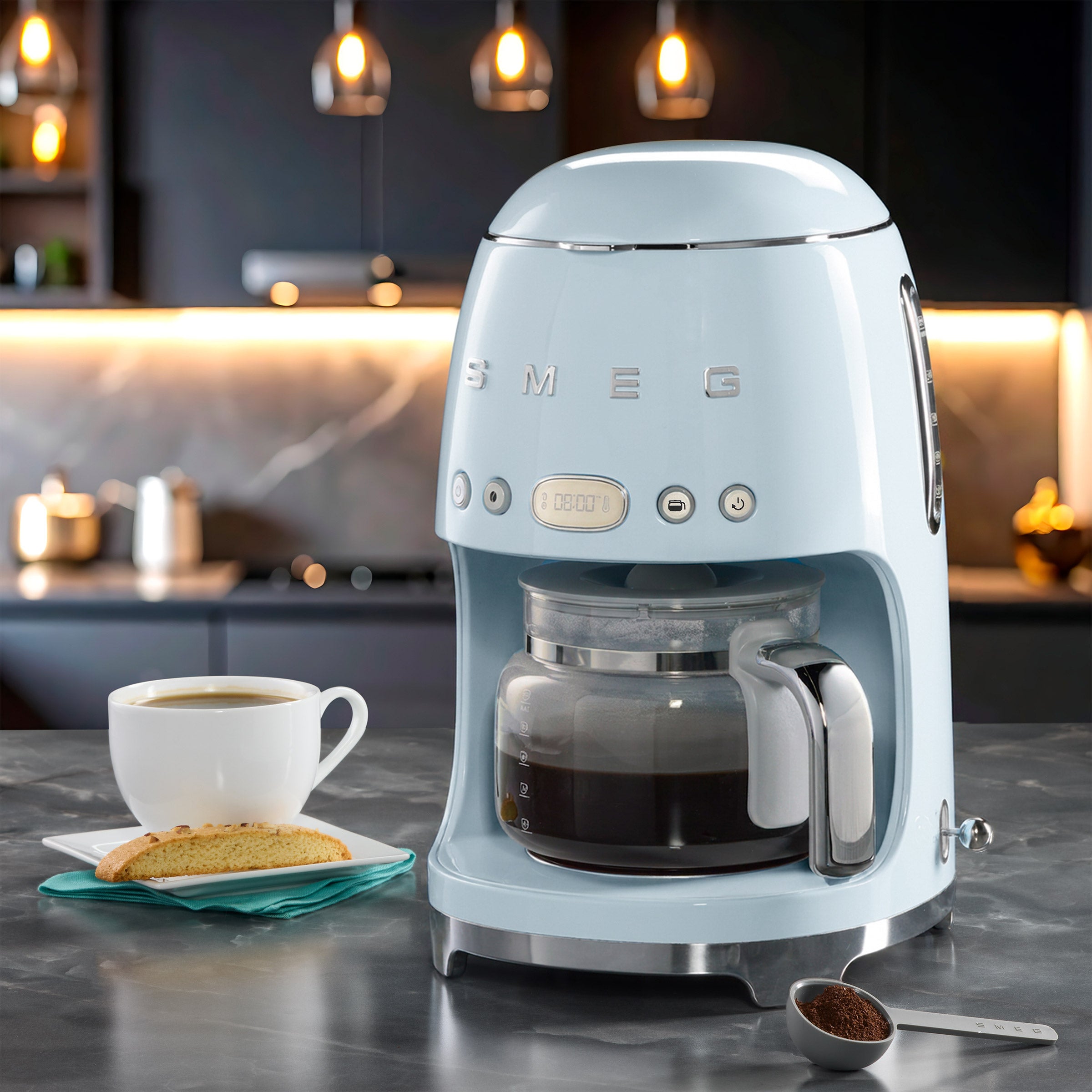 SMEG 50's Style Drip Coffee Machine, 10-cup
