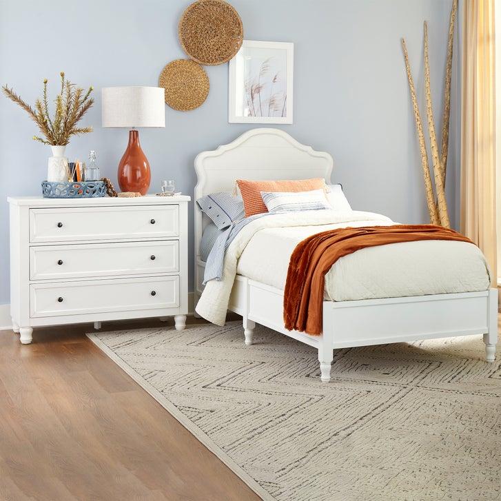 bed and dresser Westlake Master Add versatile style to your bedroom with the Ennesley collection by Roundhill Furniture Sleep And Study Dresser Loft,