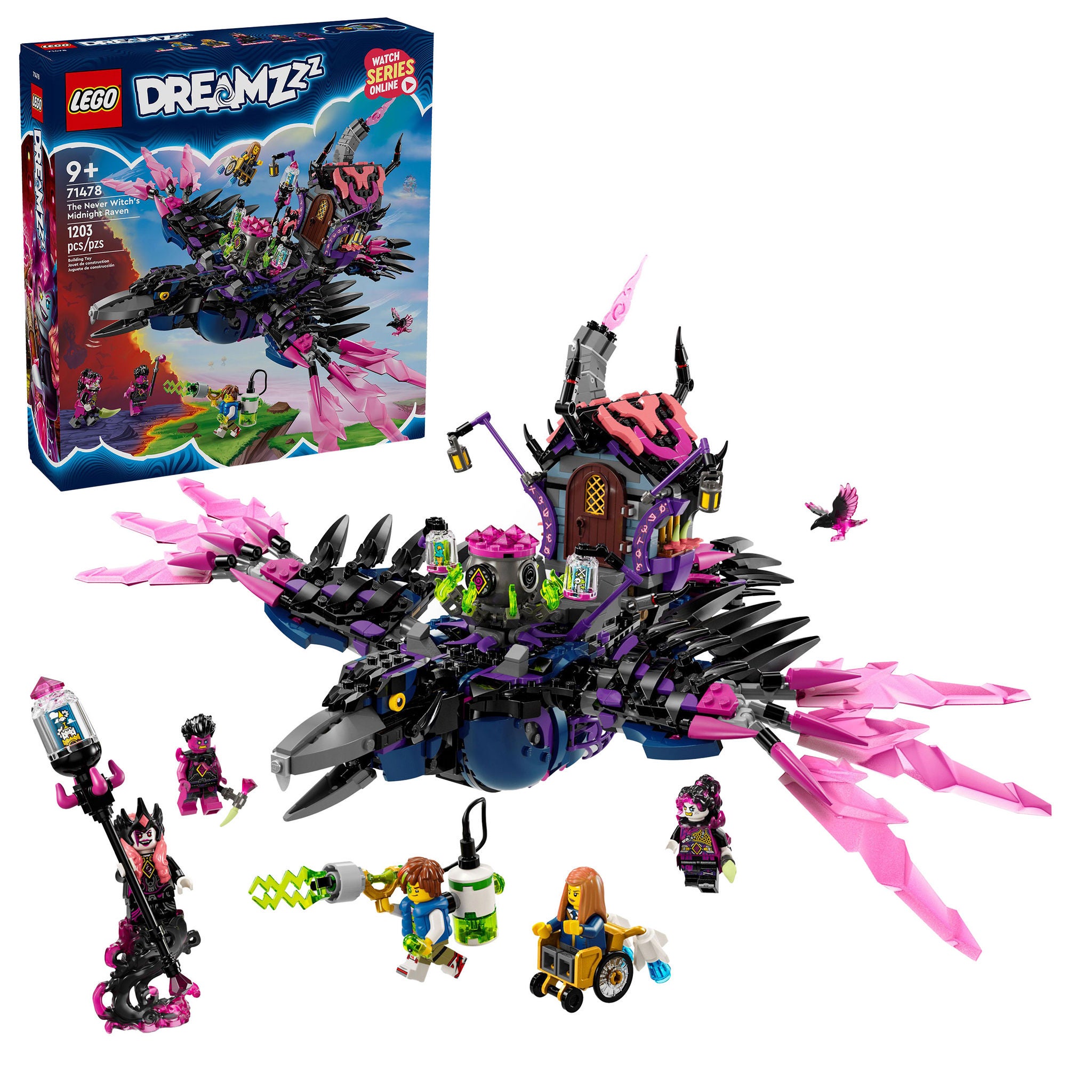専用　がっさん様 LEGO DREAMZzz The Never Witch's Midnight Raven, Spooky Toy 71478