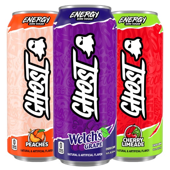 Ghost Energy Drink, Variety Pack, 16 fl oz, 18-count | Costco