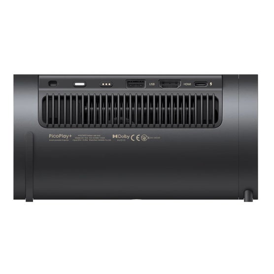 JMGO PicoPlay+ Portable 1080P Google TV Projector Bundle with Power ...