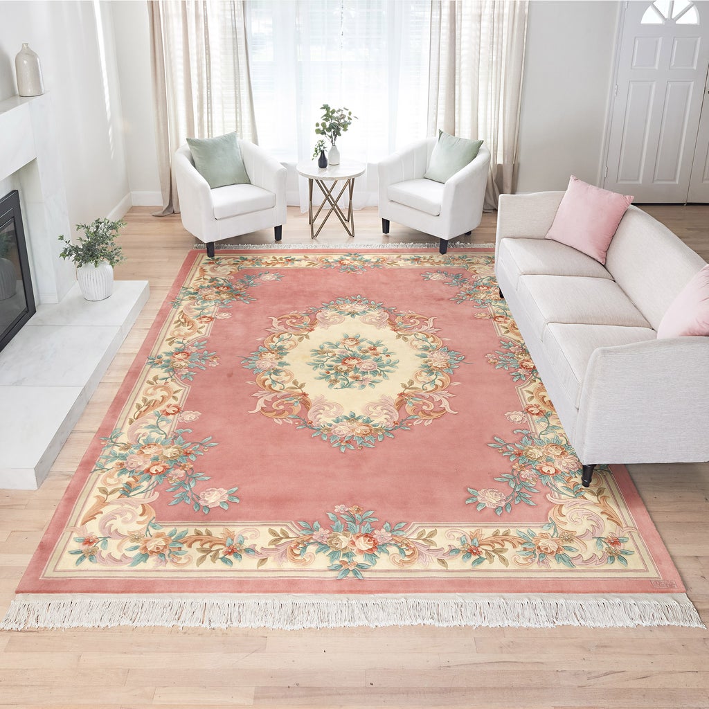 Pagoda Hand Knotted Rug Collection, Marseille Mauve | Costco
