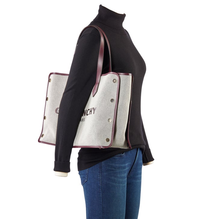 Givenchy Medium Bond Shopper Canvas, Aubergine (Purple) | Costco