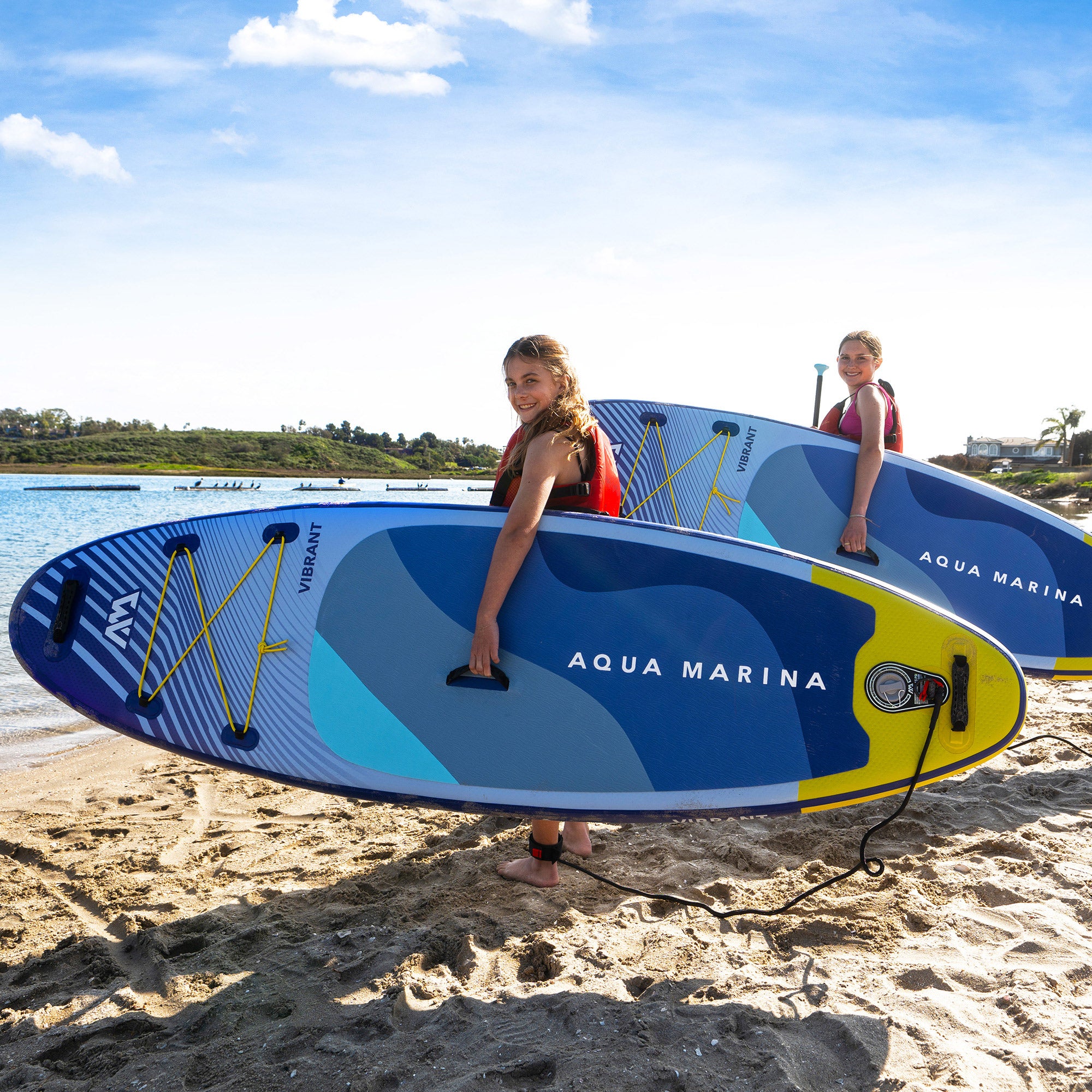アクアマリン Aqua Marina Vibrant 8' Youth Inflatable Paddleboard | Costco