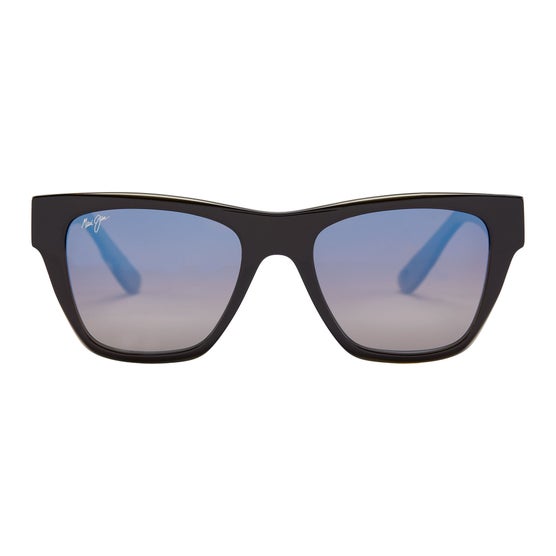 Maui Jim Ekolu DBS867-27F Black/Gold/Blue Dual Mirror (Blue-to