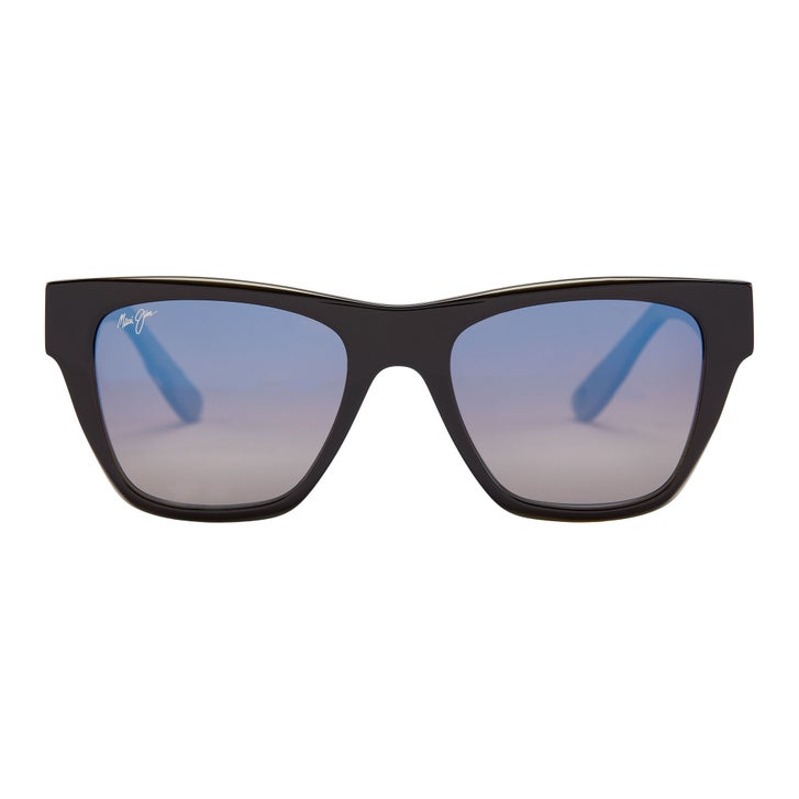 Maui Jim Ekolu DBS867-27F Black/Gold/Blue Dual Mirror (Blue-to