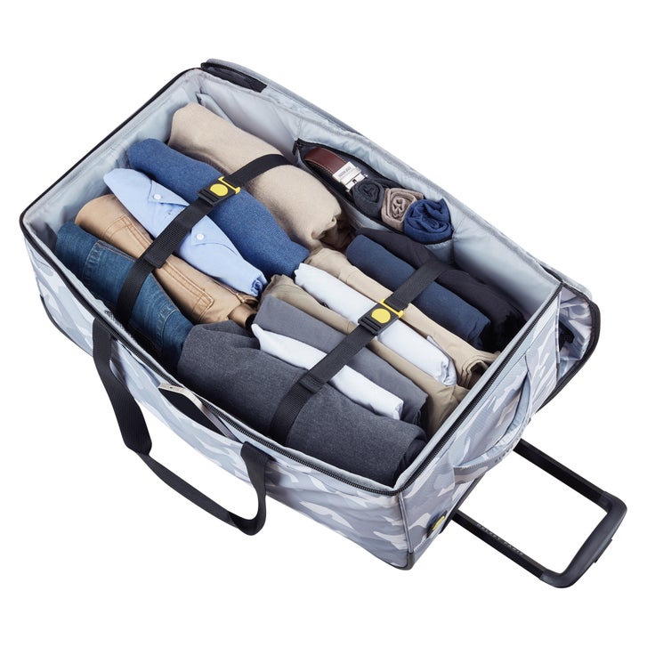 aristocrat expandable swish travel duffel bag On A Roll: Large Bag, Lavender travel with confidence Aristocrat Drift Check-in Expander Trolley