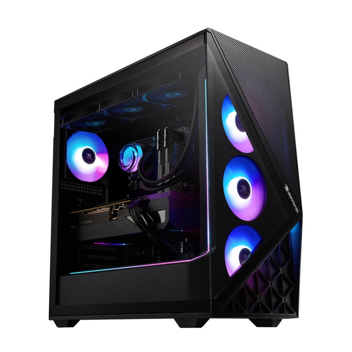 iBUYPOWER Slate Gaming PC Desktop — AMD Ryzen 7 9850X3D — NVIDIA