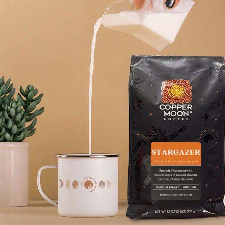 Copper Moon Stargazer Blend, Ground Coffee, 32 oz Bags, 2-pack