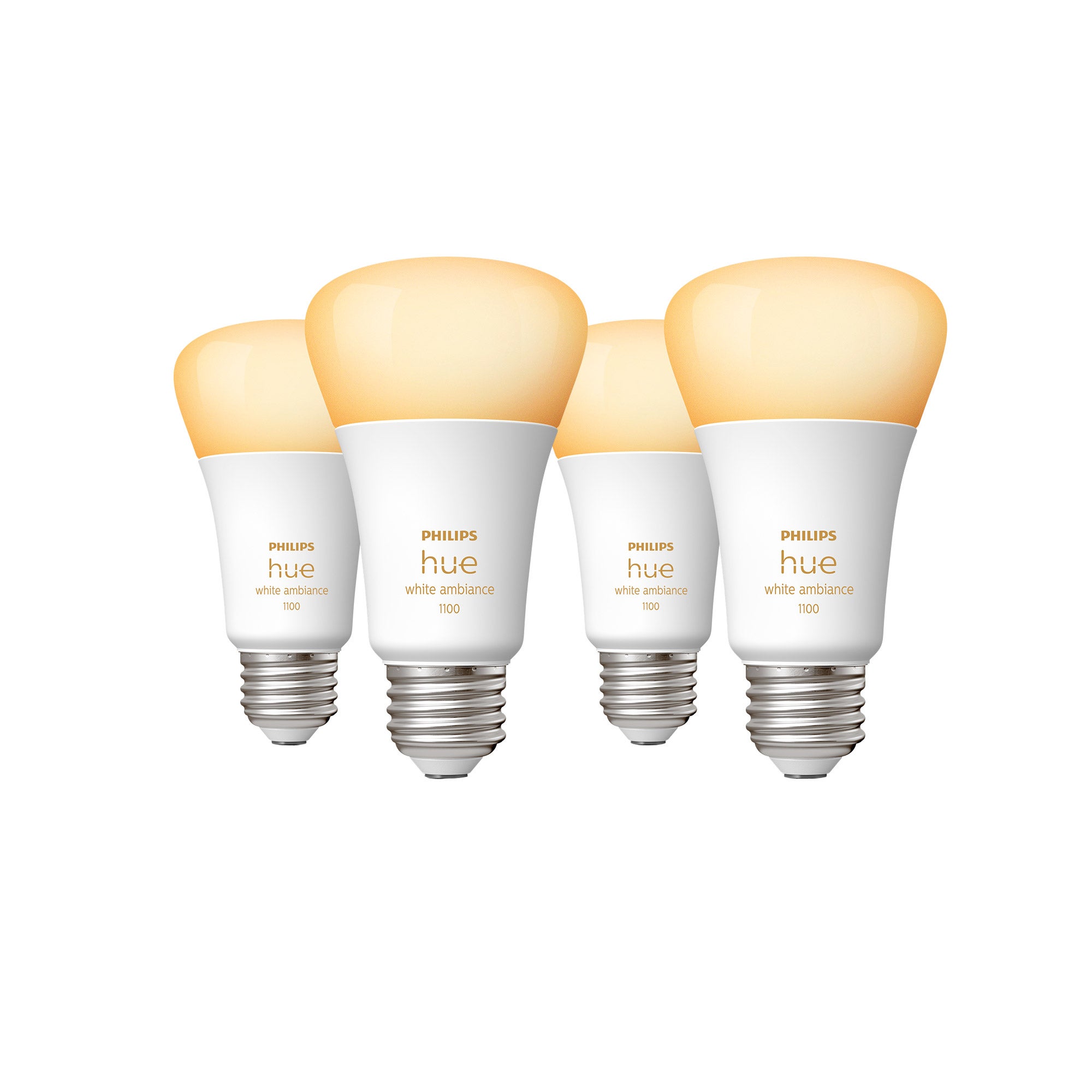 Philips Hue 75W White Ambiance A19 4-pack | Costco