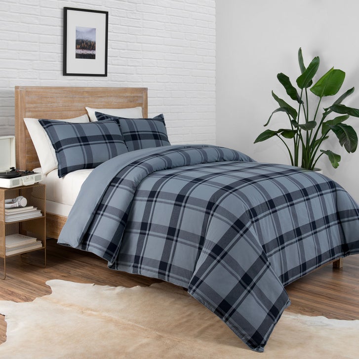 Pendleton Comforter Set, Bayshore Plaid | Costco