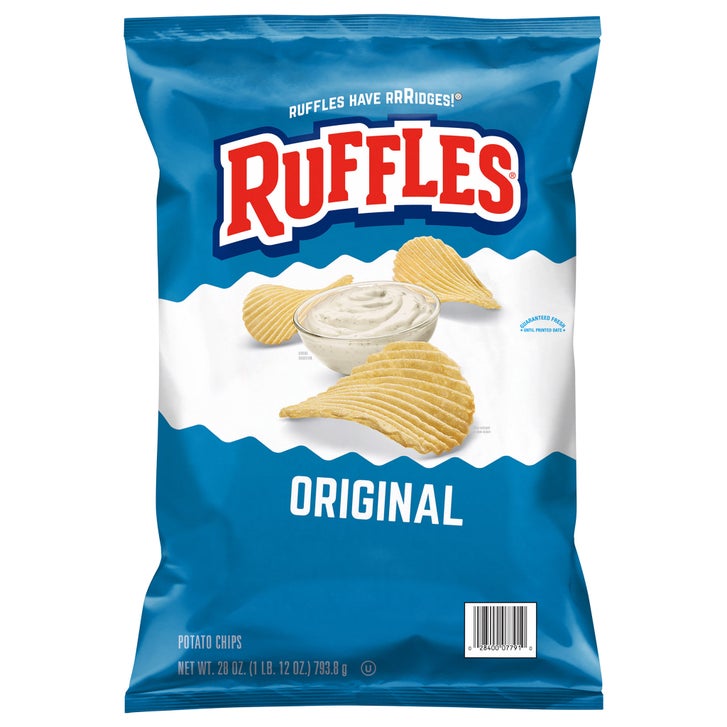 Ruffles Potato Chips, Original, 28 oz | Costco