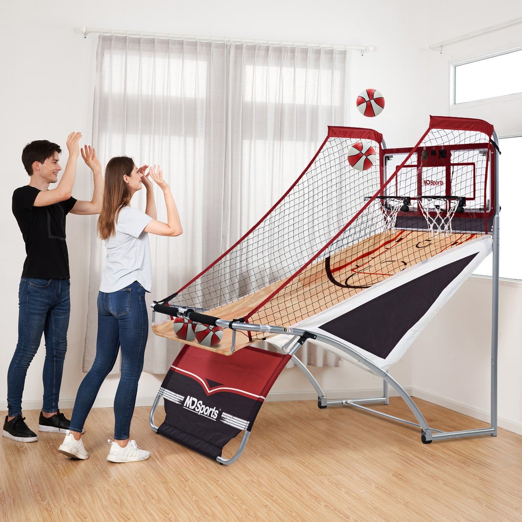 MD Sports EZ Fold 2-Player Arcade Basketball | Costco
