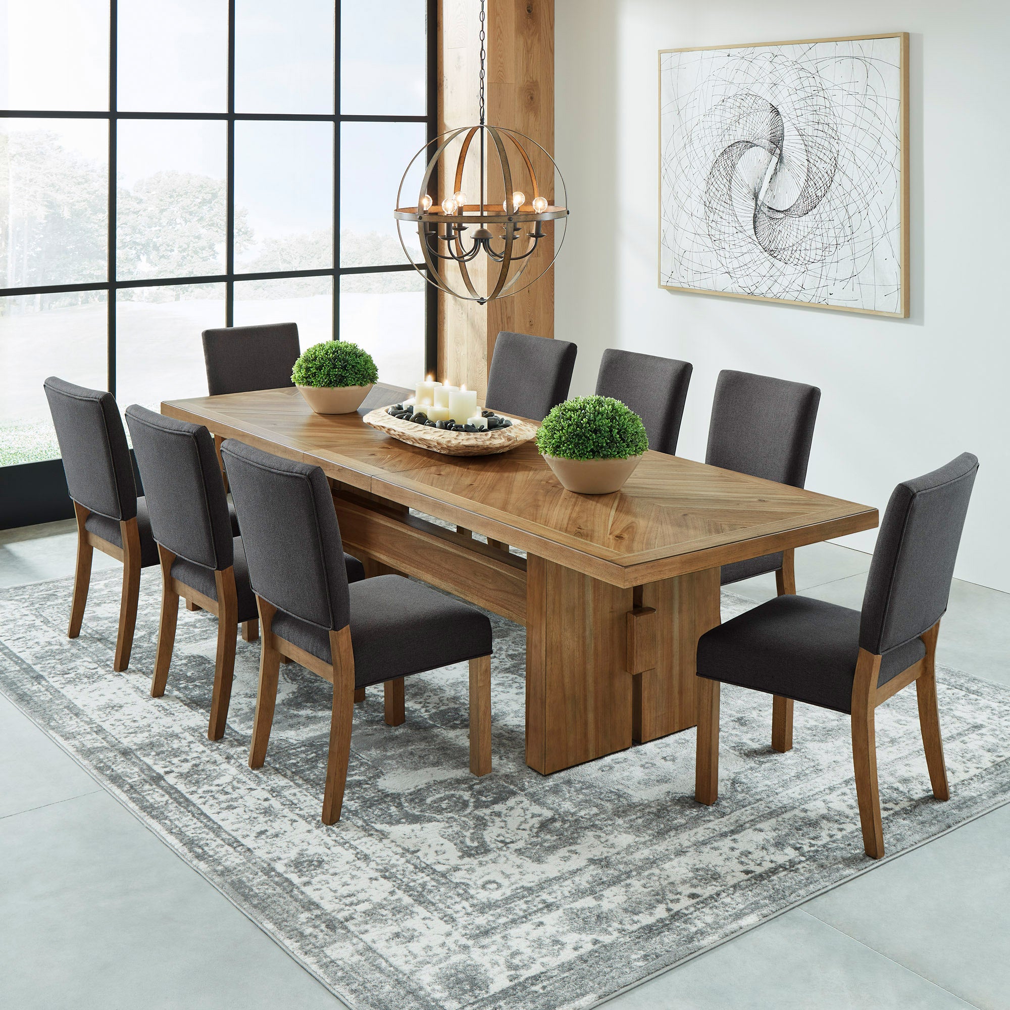 Zealand 9-piece Dining Table Set | Costco