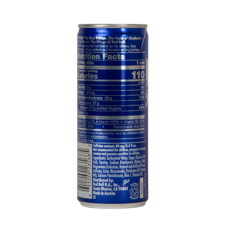 Red Bull Energy Drink, Blueberry, 8.4 fl oz, 24-count | Costco