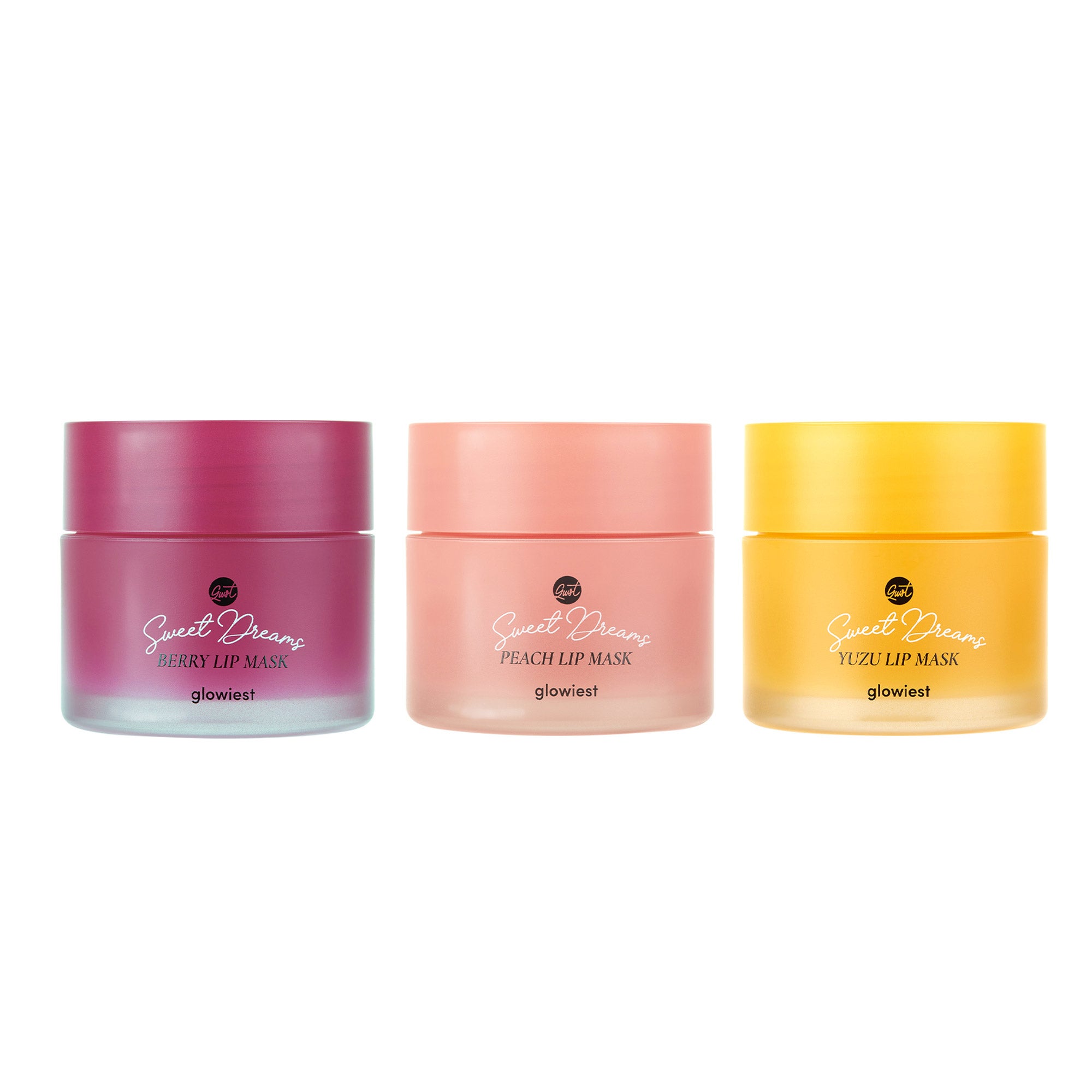GLOWIEST SWEET DREAMS LIP MASK BERRY, PEACH & YUZU