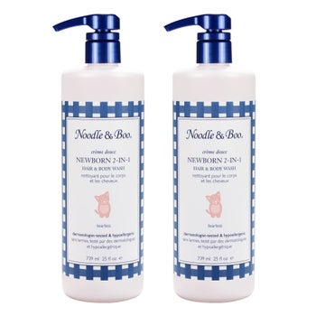 Noodle & Boo Newborn 2-in-1 Hair & Body Wash, 25 fl oz, 2-pack