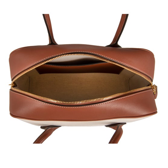 Burberry Medium EW Half Cube Handbag, Natural | Costco