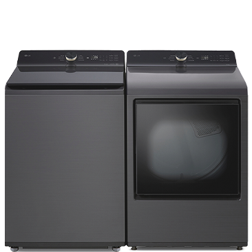 LG 5.5 cu. ft. Top Load Washer and 7.3 cu. ft. Rear Control Dryer with Easy Unload