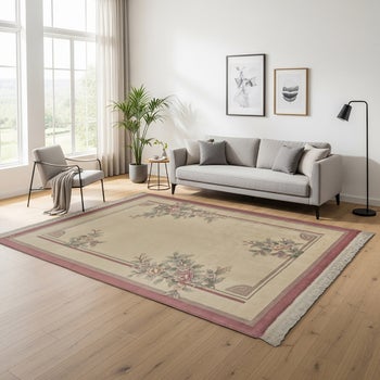 Pagoda Hand Knotted Rug Collection, Ascona Ivory | Costco