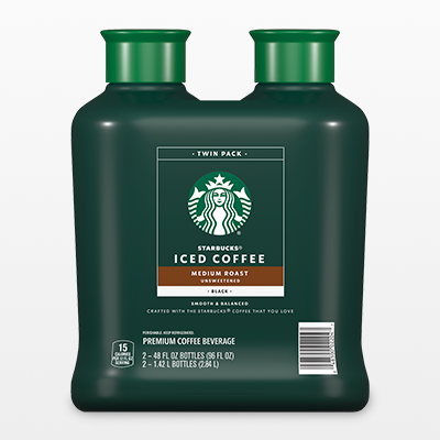 Starbucks Unsweetened Iced Coffee, 48 fl oz, 2-Count