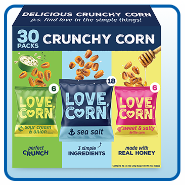 LOVE CORN Crunchy Corn Variety Pack