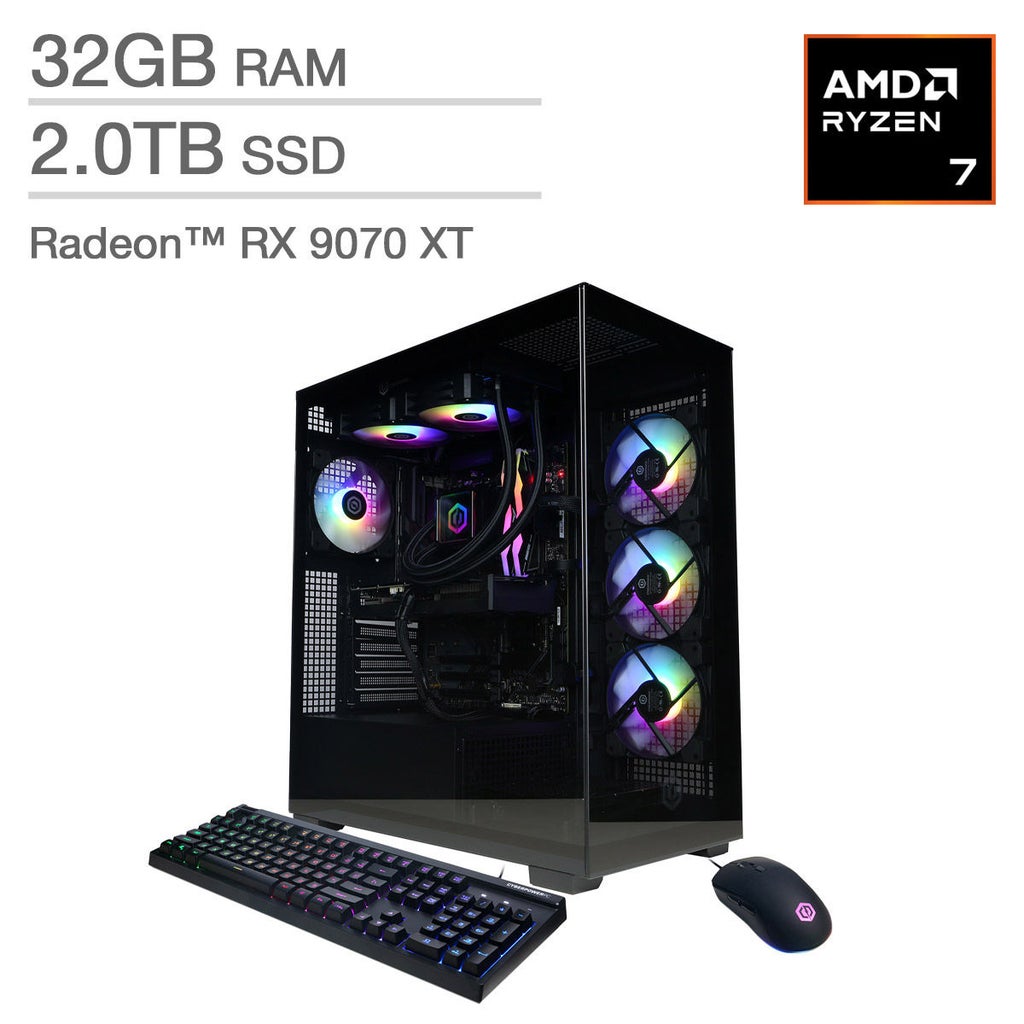 CYBERPOWERPC Gamer Supreme Liquid Cooled - AMD Ryzen 7 9700X 3.8
