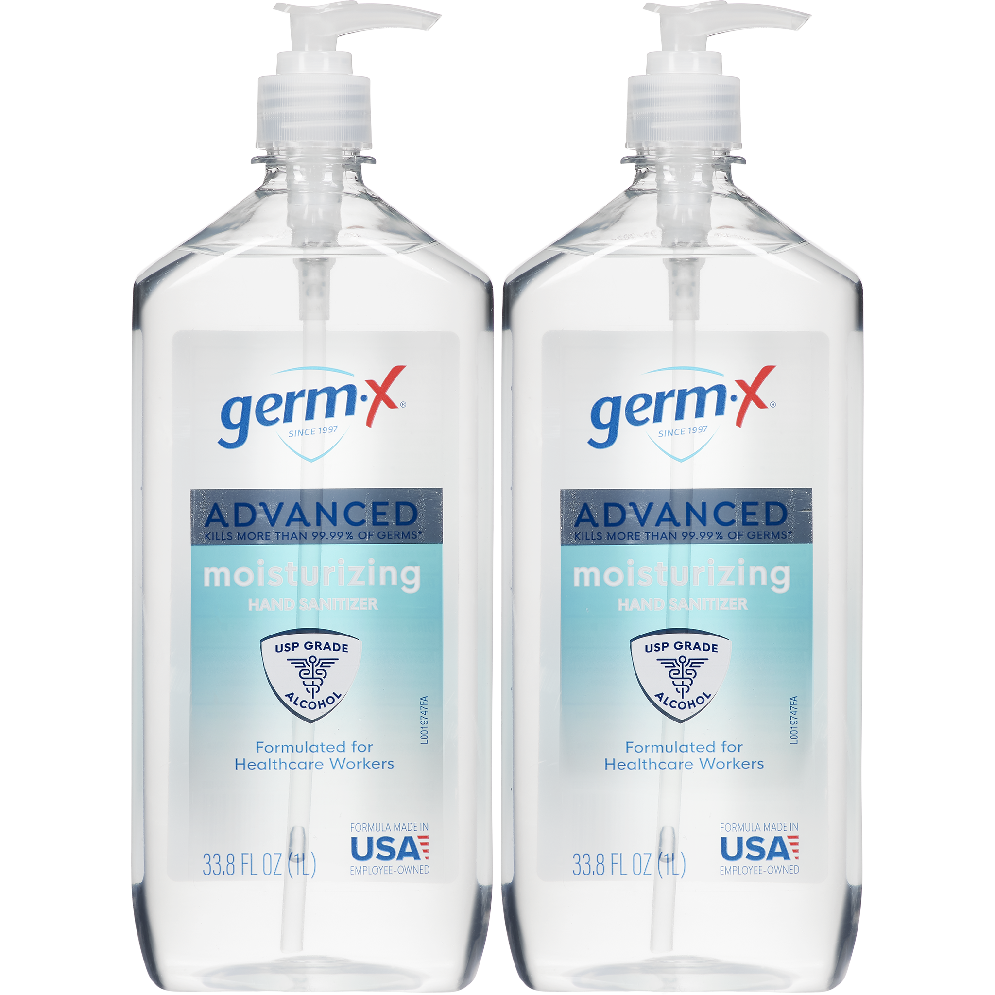 Germ-X Advanced Moisturizing Hand Sanitizer, 33.8 fl oz, 2 ct | Costco