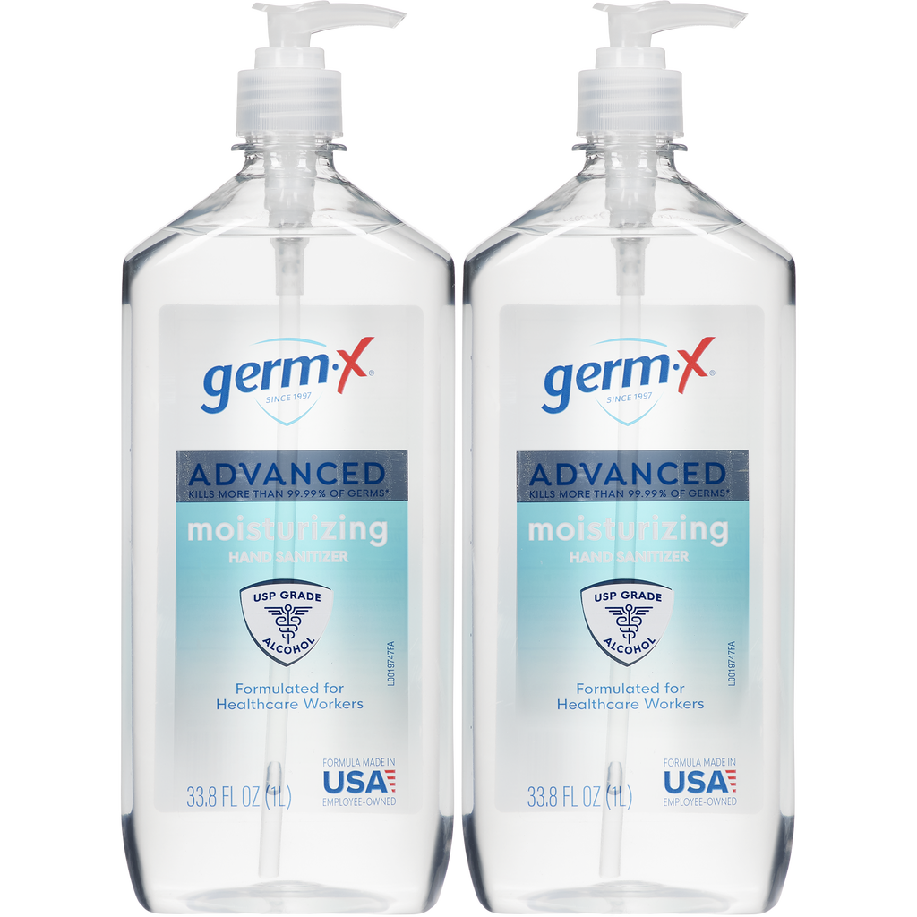 Germ-X Advanced Moisturizing Hand Sanitizer, 33.8 fl oz, 2 ct | Costco