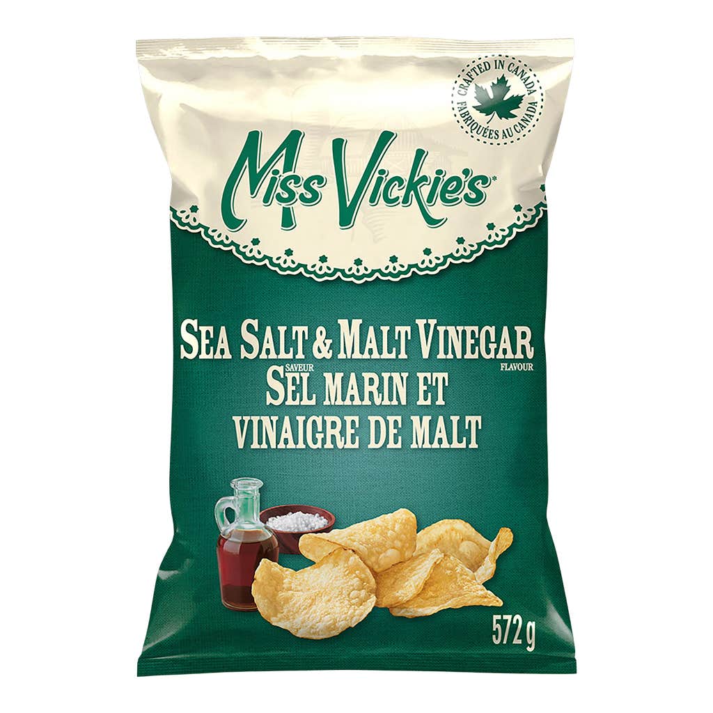 Miss Vickie’s sea salt and malt vinegar chips