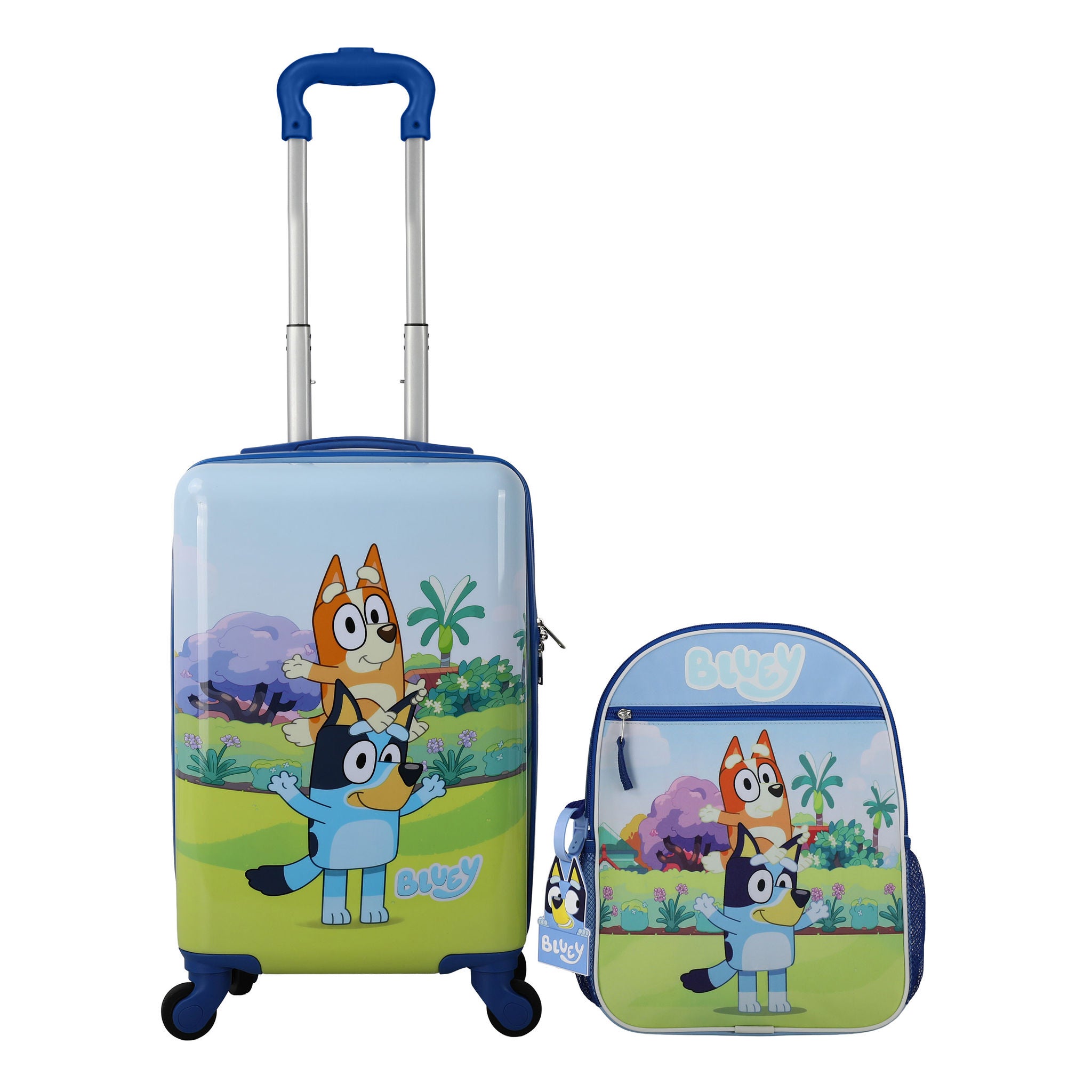 Bluey★送料無料★3段2列引き出し Kid's Licensed 2 Piece Luggage Set | Costco