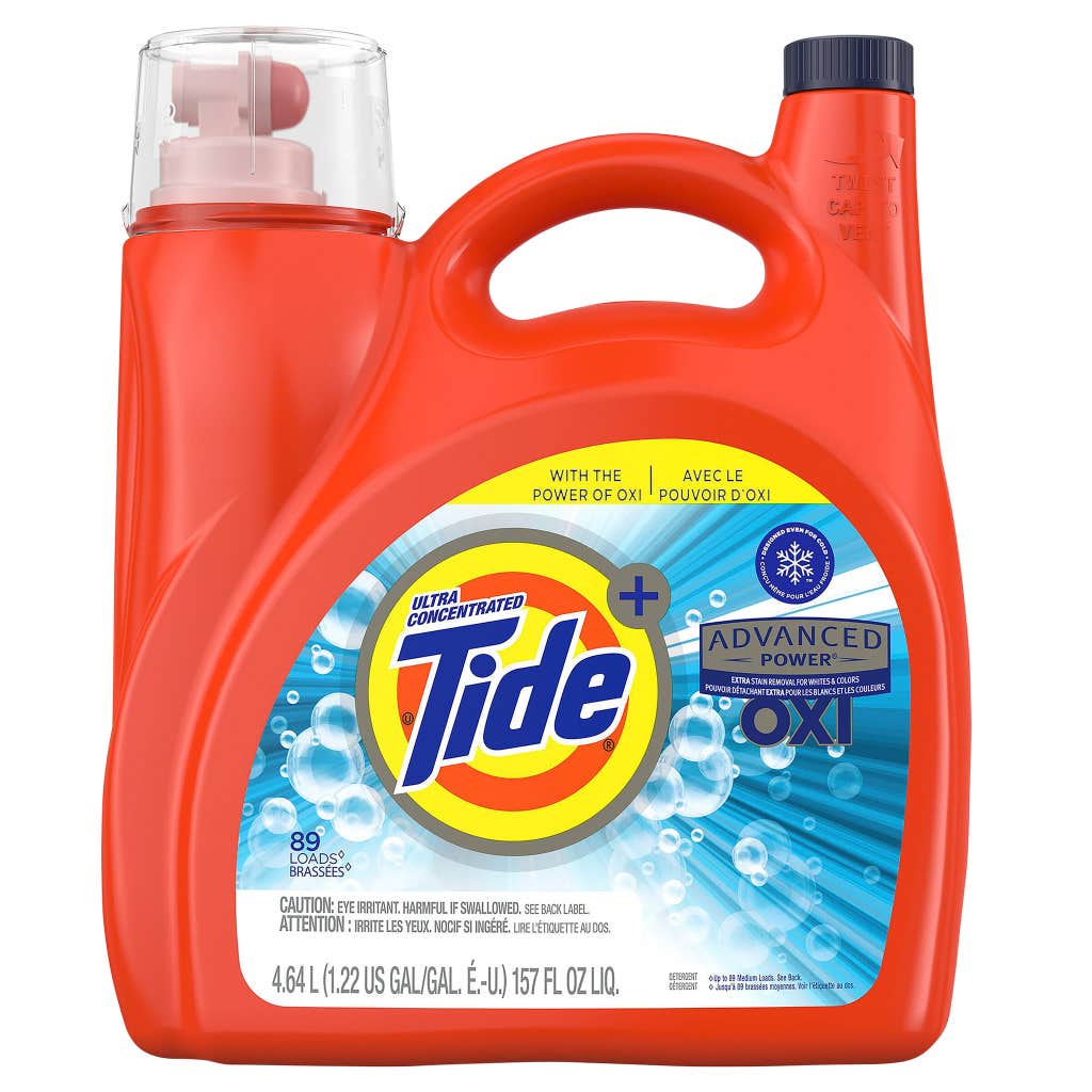 Tide Advanced Oxi Power liquid laundry detergent