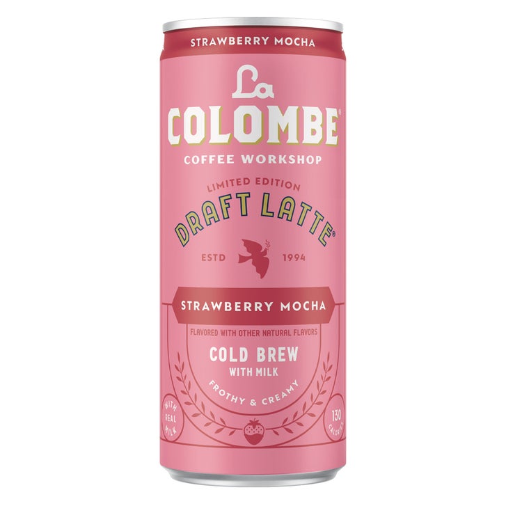 La Colombe Draft Latte Cold Brew Coffee, Strawberry Mocha, 9 fl oz