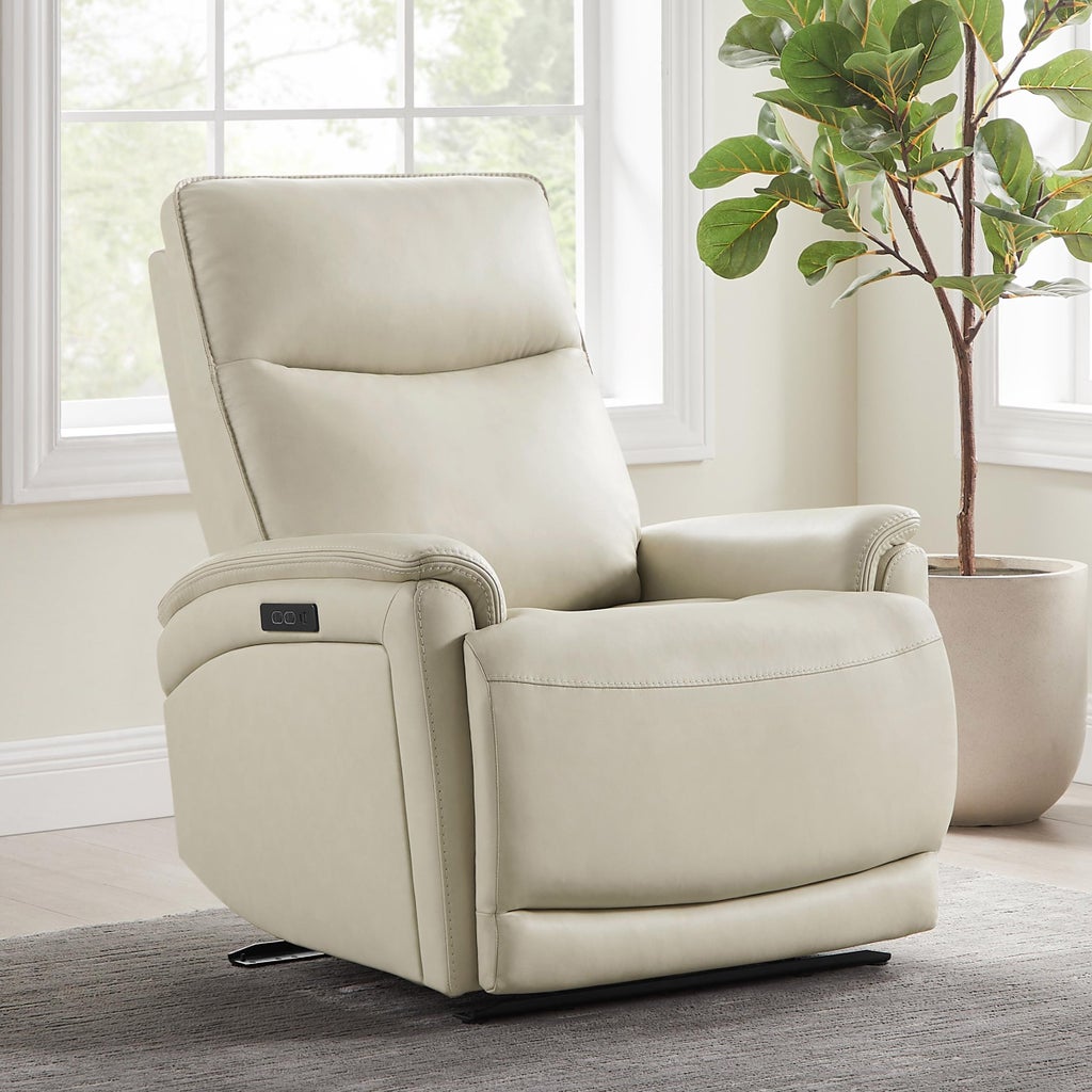 Sanders Leather Power Recliner with Power Headrest | Costco