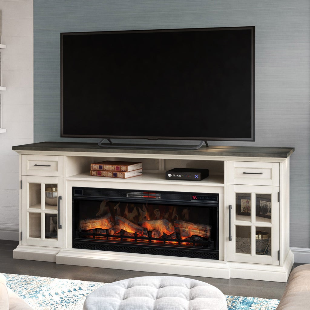 Tresanti Sloane TV Console with Classic Flame Electric Fireplace
