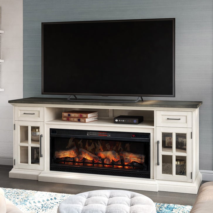 Tresanti Sloane TV Console with Classic Flame Electric Fireplace