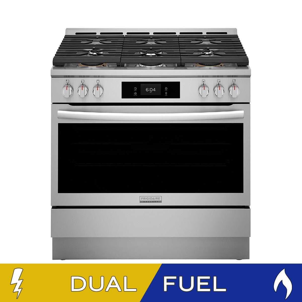 Frigidaire Gallery 36" 4.6 cu. ft. Dual-Fuel Range with Air Fry