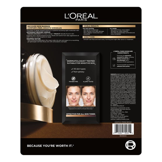 L'Oreal Paris Midnight Cream, 1.7 oz, 2-pack | Costco