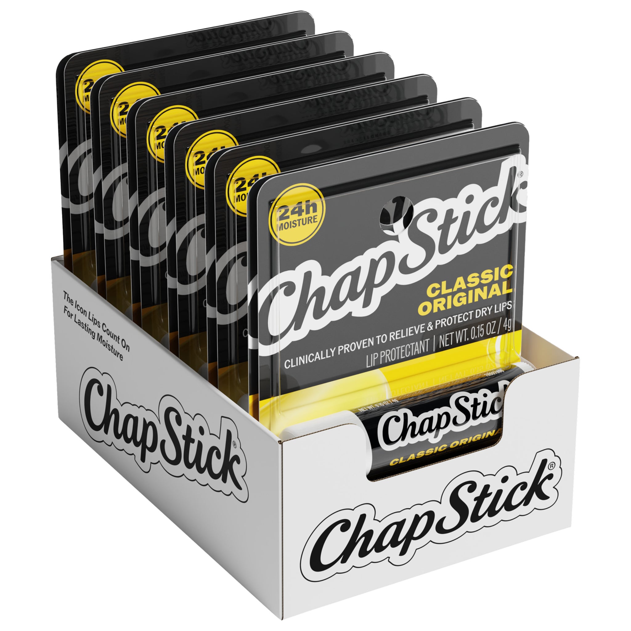ChapStick Lip Protectant, Classic Original, 0.15 oz, 12 ct | Costco