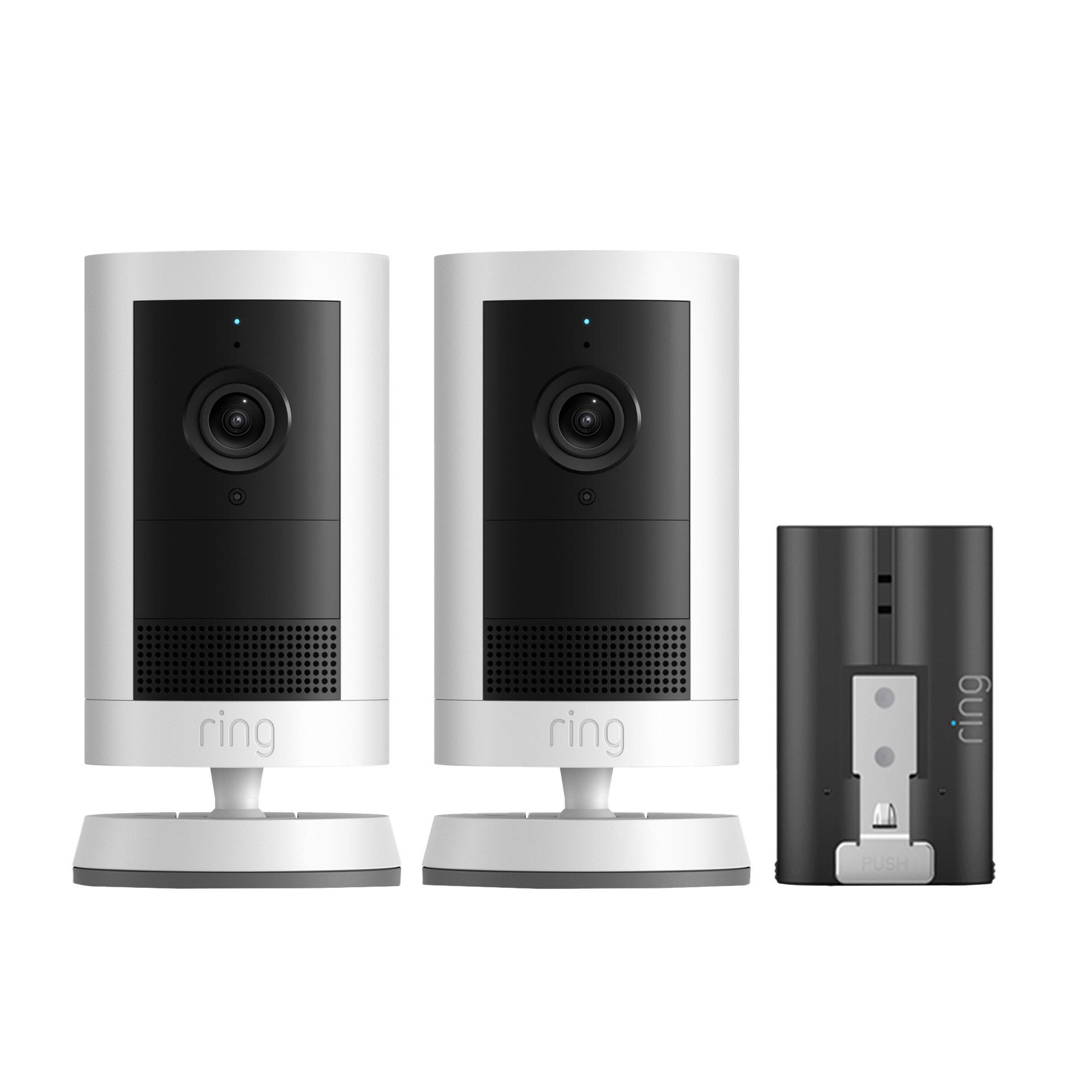 Ring Outdoor Cam Plus 2 pk + Quick Release Battery Bundle