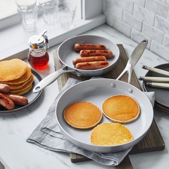 GreenPan Venice Pro Ceramic Non-Stick 3-piece Frypan Set | Costco