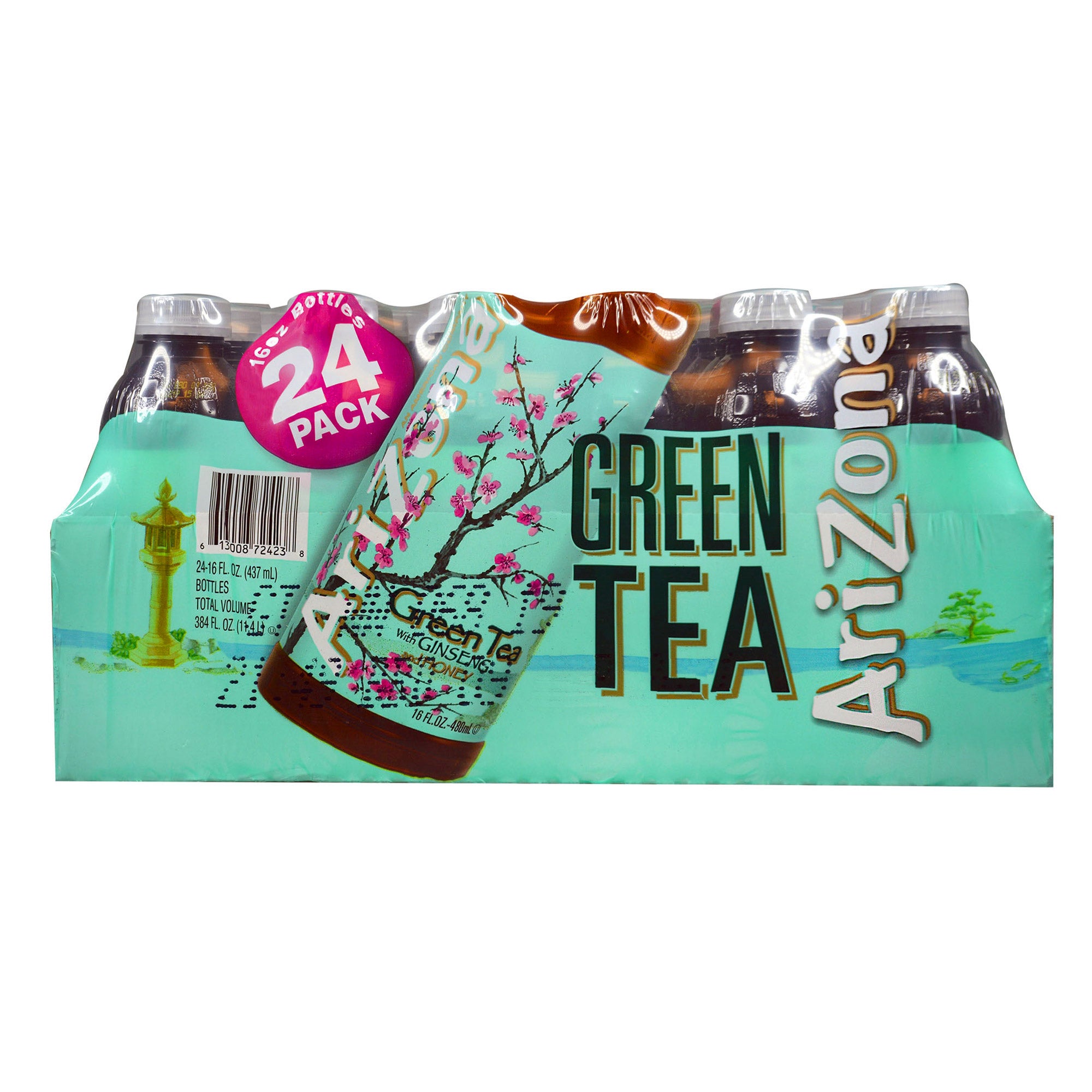 ARIZONA GREEN TEA 24 PACK 16 OUNCES EACH