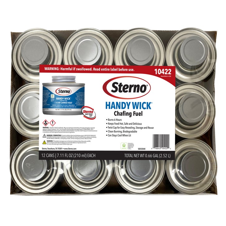 Sterno Handy Wick 6 Hour Chafing Fuel, 7.11 fl oz, 12 ct | Costco