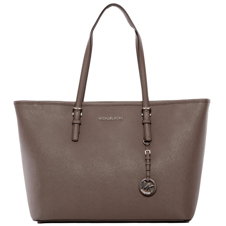 jet set medium travel tote bag Michael Kors XS Carry All Womens (Brown Gold) The elegant brown color enhances its versatility Set Travel Medium Michael Kors